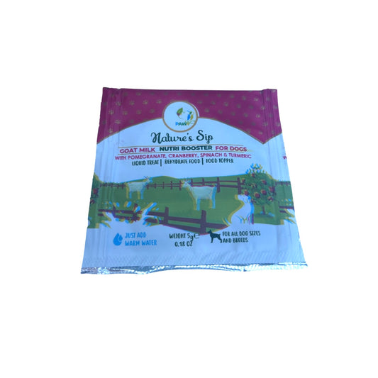 Nature's Sip Goat Milk with Pomegranate, Cranberry, Spinach & Turmeric