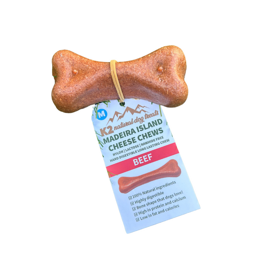 K2 Madeira Island Cheese Chews
Beef Medium 60g